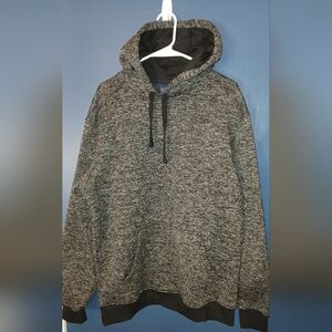 Cultural Revolution Black And Gray Pullover Hoodie, Size Large